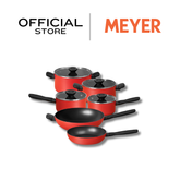 ชุดเครื่องครัว MEYER Bauhaus Induction 10 ชิ้น - กระทะ และหม้อ Cookware set (14214-TE12)